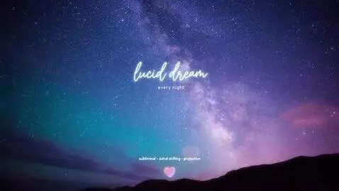 AI Video from prompt: dlucid dream every night subliminal-(also works 