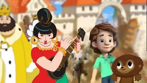 AI Video from prompt: Kyiv Soyuzmultfilm Elisey Nils