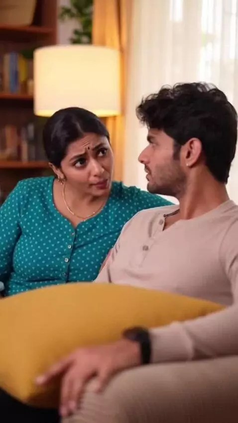 AI Video from prompt: Photorealistic Indian married couple in their la