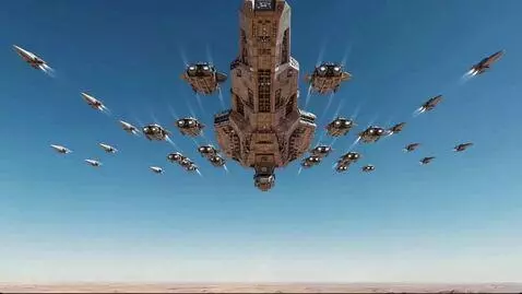 AI Video from prompt: the camera stay locked in position.as the space 