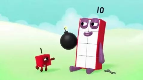 AI Video from prompt: Create a 4-second 3D animated Numberblocks-style