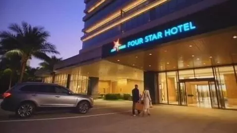 AI Video from prompt: Four star productions hotel advert