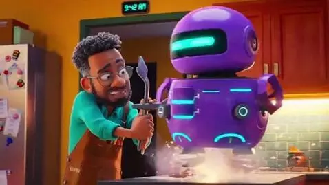 AI Video from prompt: Generate Netflix mitchells vs machines 2 trailer