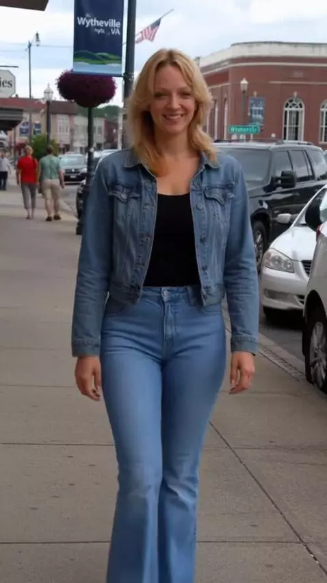 AI Video from prompt: smiling woman, barefoot with slightly dirty sole