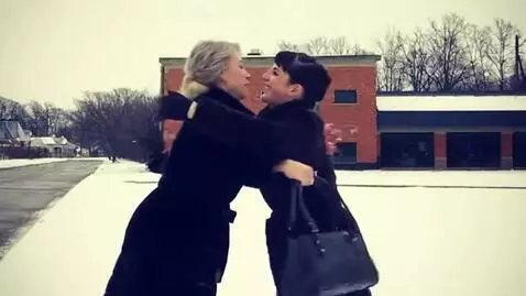 AI Video from prompt: passionately kissing each other