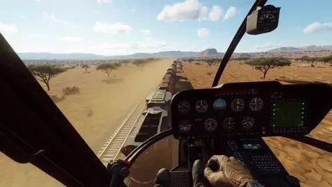 AI Video from prompt: A first-person view of one of the mercenaries fl
