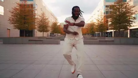 AI Video from prompt: A black man dancing