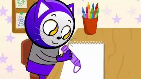 AI Video from prompt: 00s Cartoon Style. Hardcat Draws A Ice Cream