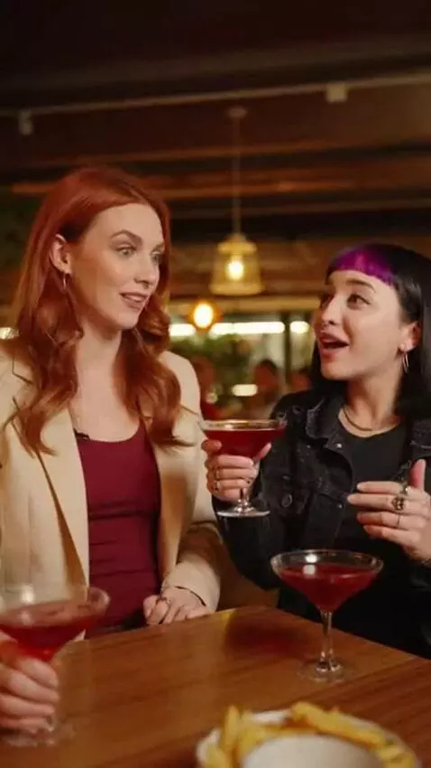 AI Video from prompt: Two university gfs, tall buxom redhead:{bossy; p