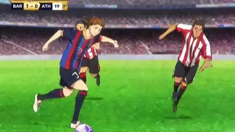 AI Video from prompt: Create video about barcelona's goals against ath