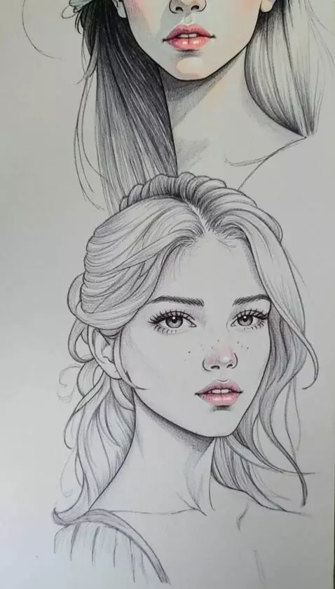 AI Video from prompt: Gradually transform the drawing into a realistic