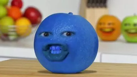 AI Video from prompt: Joyful plum didn’t like laughter