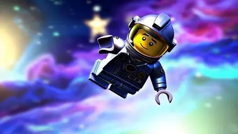 AI Video from prompt: Lego cartoon in a space universe