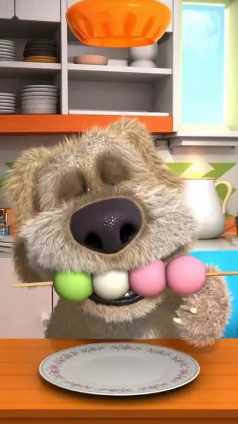 AI Video from prompt: On Fully Sized Dirty  kitchen A Talking ben Says
