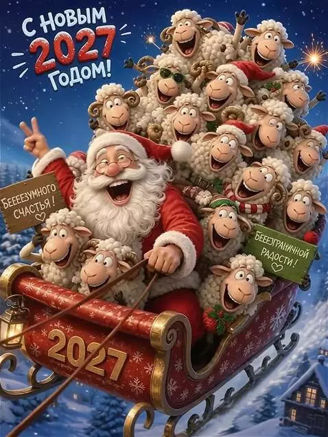 AI Video from prompt: They are riding in a sleigh and laughing