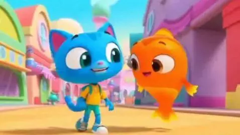 AI Video from prompt: Gumball and darwin