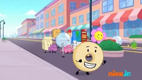 AI Video from prompt: A scene from Object City (with Nick Jr. screenbu