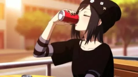 AI Video from prompt: An anime girl with black hair, fair skin, a blac
