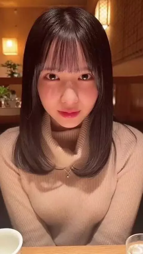 AI Video from prompt: From pov iphone recorded video, place is restaur