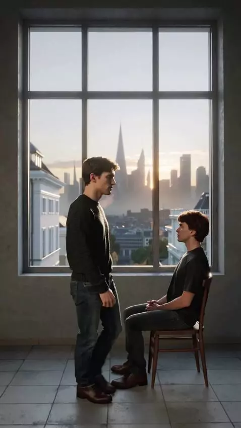 AI Video from prompt: Create a cinematic, deeply philosophical short v