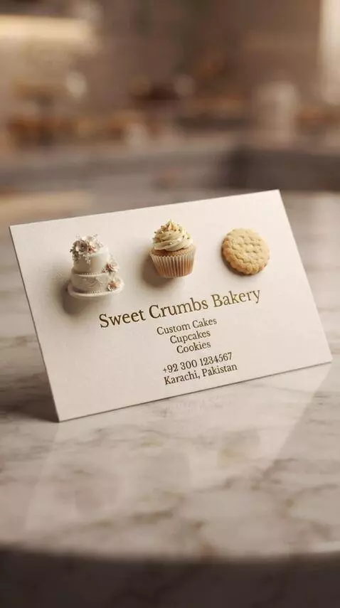 AI Video from prompt: BUSINESS NAME: Sweet Crumbs Bakery PRODUCTS / SE