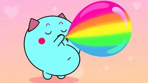 AI Video from prompt: Kawaii Obedient Belly Gets Bigger Like A Balloon