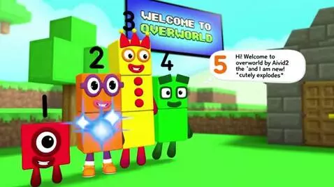 AI Video from prompt: characters: living like red 1 block with one eye
