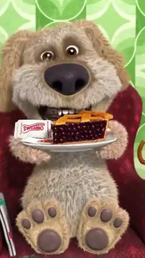 AI Video from prompt: A talking ben says in russian lets try Pie From 