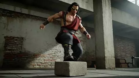 AI Video from prompt: Create a Kratos with muscular body