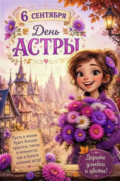 AI Video from prompt: She smiles, moves, and holds out a bouquet towar