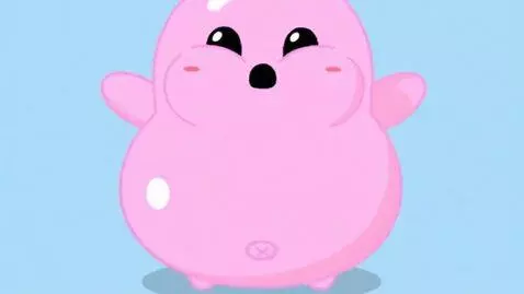 AI Video from prompt: Cute In Belly And Cheeks Gets Bigger Like A Big 