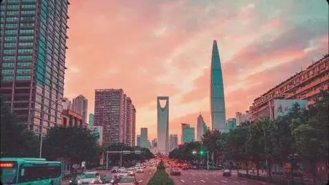AI Video from prompt: Generate the urban appearance of Shenzhen in the