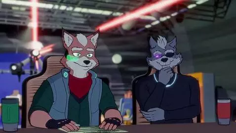 AI Video from prompt: In the 2d videogame world this fox guy is trying