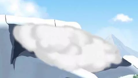AI Video from prompt: Medium Angel Says OH NO!! THE AVALANCHE RUN!,Zap