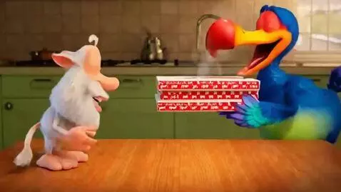 AI Video from prompt: (buba dodo pizza food) (Russians dub)