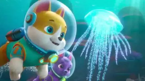 AI Video from prompt: Create trailer from paw patrol the ocean movie