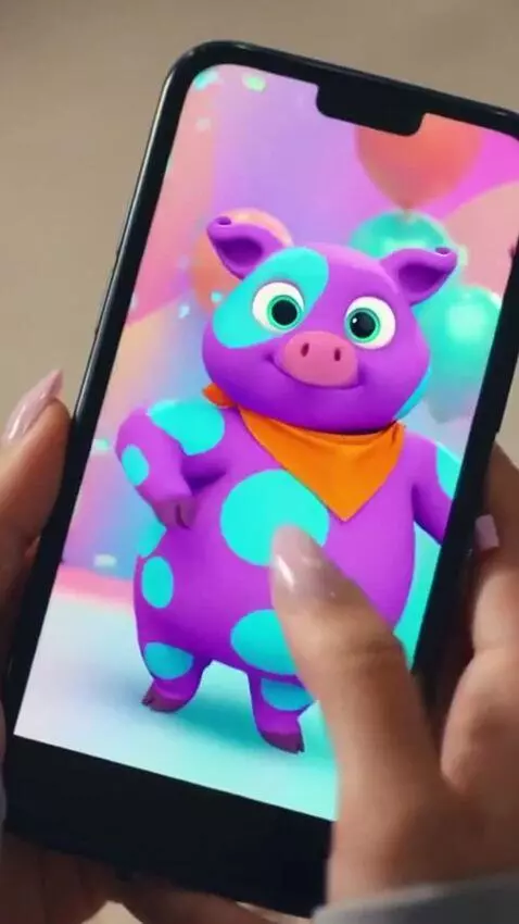 AI Video from prompt: Make the character searching Jennifer the peppa 