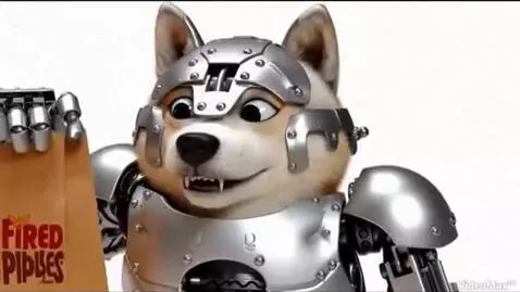 AI Video from prompt: Now the doge after buying fired pibbles/ fired b