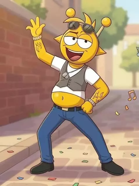 AI Video from prompt: Yellow character is dancing.