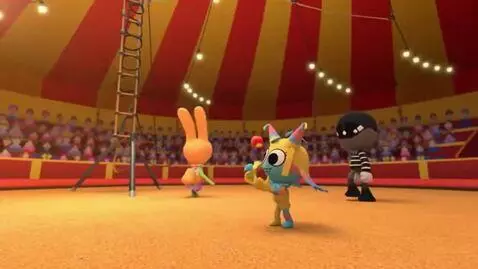 AI Video from prompt: Looey, Blot And Yatta Going To Big Circus, And I