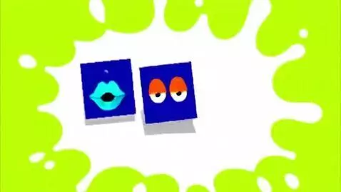 AI Video from prompt: A lime screen and a white splatter appears. a bl