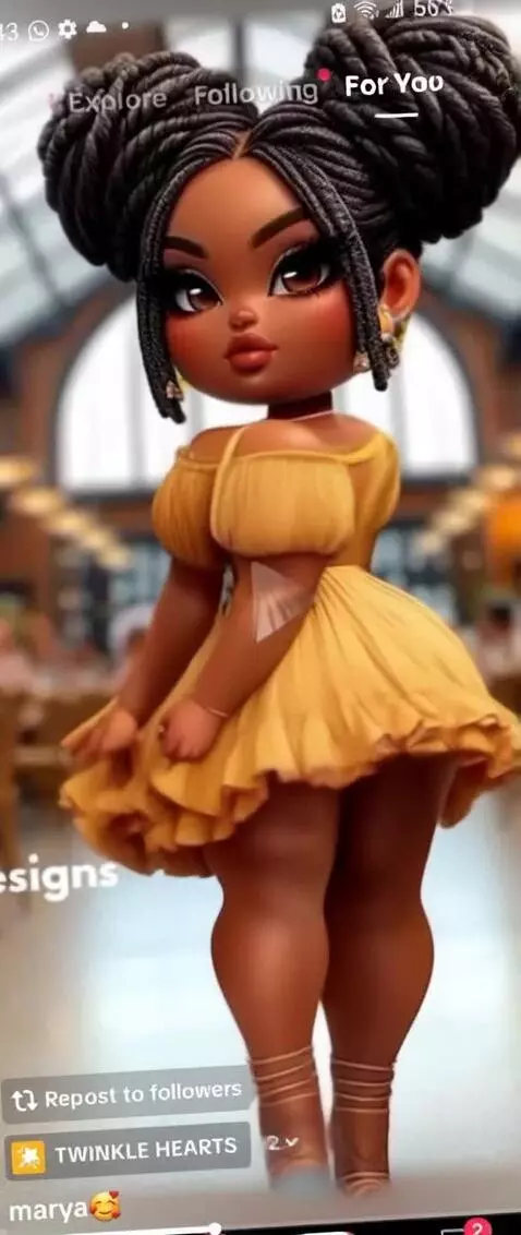 AI Video from prompt: Black beautiful and full of vigor