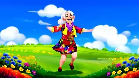AI Video from prompt: A dancing grandma