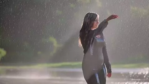 AI Video from prompt: Dancing with 🌧️☔☔☔
