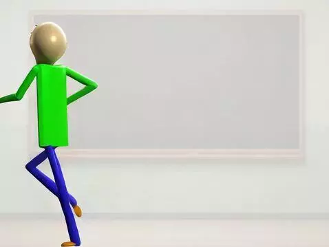 AI Video from prompt: He runs to the blackboard and writes "Miss Circl