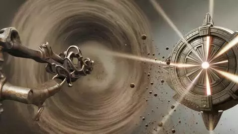 AI Video from prompt: A parallel of dimensional madness In the dust of