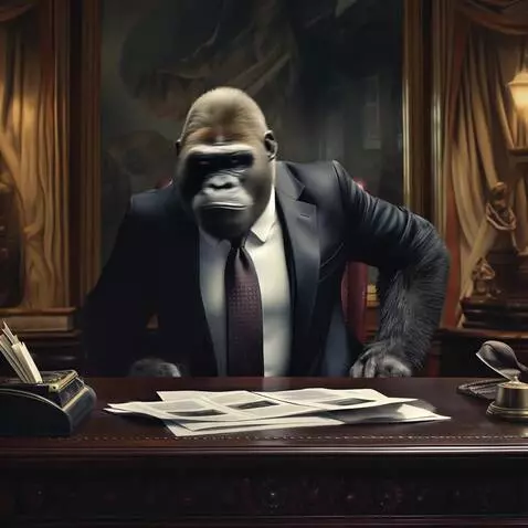 AI Video from prompt: The gorilla stand ups and dances and then at the