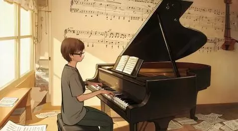 AI Video from prompt: Music and music theory