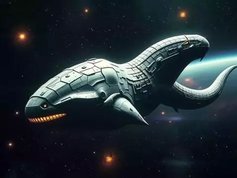 AI Video from prompt: It propelled its passengers through space by osc