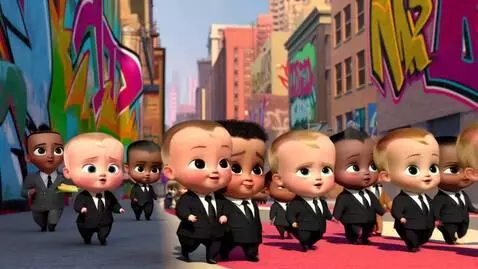 AI Video from prompt: As a group of Dapper Gangster Babies begin to da